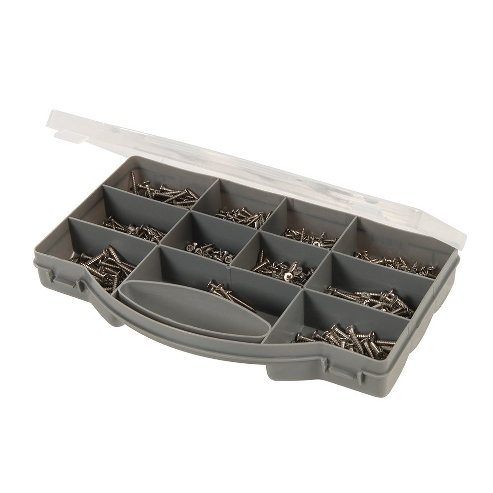 Fixman Silver 950295 A2 Stainless Steel Self-Tappers Pack 570Pce
