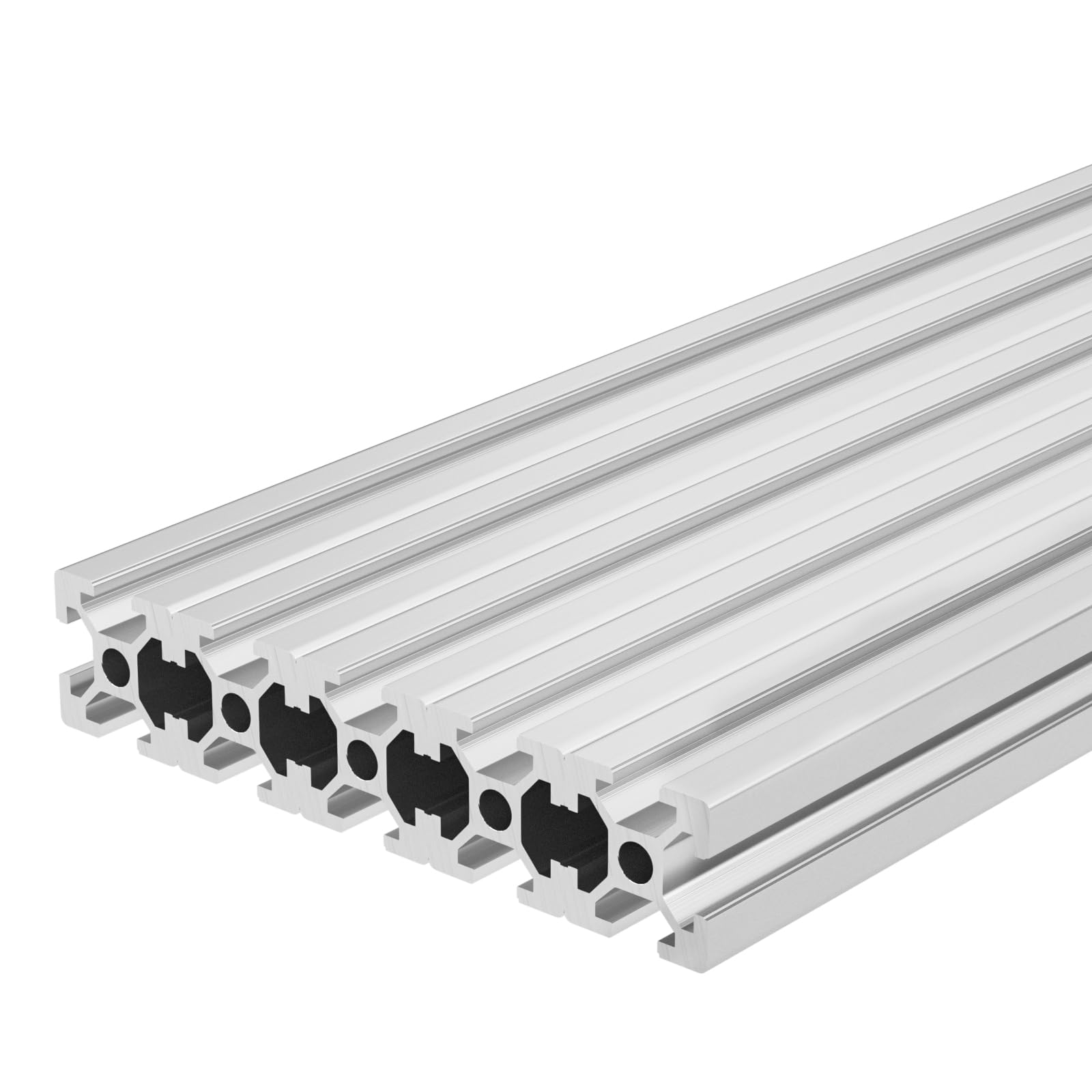 GASHER 10PCS Aluminum Extrusion Black 300mm T Slot 2020 Aluminum Profile Extrusion Linear Rail Extrusion European Standard, for 3D Printer Parts and CNC Machine (11.8") — Amazon image 10