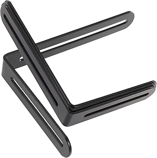 ULTECHNOVO 4pcs L-Shaped Gusset with Groove Stainless Steel Shelf Metal Shelf Corner Shelf Brackets Angle Bracket with Slot L Brackets Corner Braces for Wood Brackets for Shelves Shelf Mount