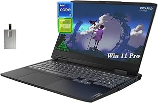 Lenovo IdeaPad Gaming 3i 15.6" FHD 120Hz Laptop, 12th Gen Intel Core i7-12700H, 16GB RAM, 512GB PCIe SSD, Backlit Keyboard, NVIDIA GeForce RTX 3050Ti, WiFi 6, Win 11 Pro, Gray, 32GB SnowBell USB Card