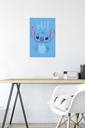 Miniatura 9 de Trends International Disney Lilo and Stitch - Póster de pared de 22.375 x 34 pulgadas, versión con marco negro