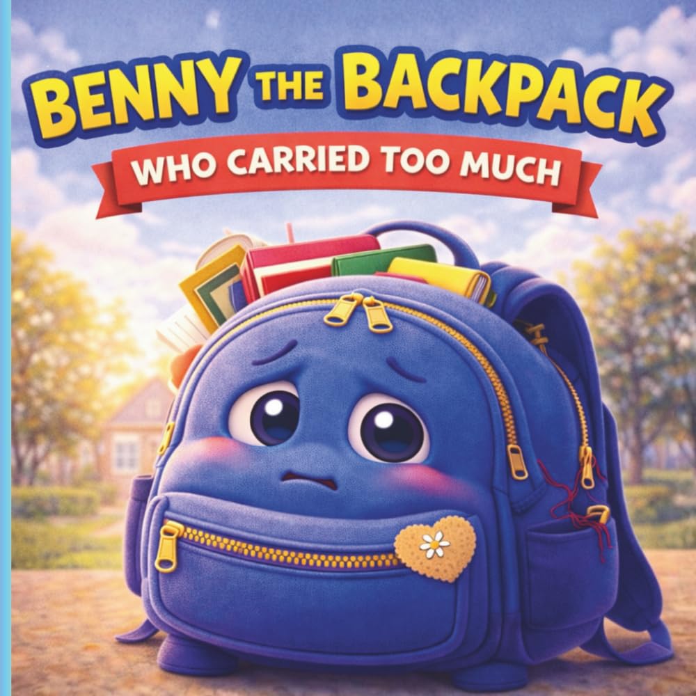 Benny the Backpack Who Carried Too Much: A Gentle Children’s Story About Worries, Feelings, and Asking for Help