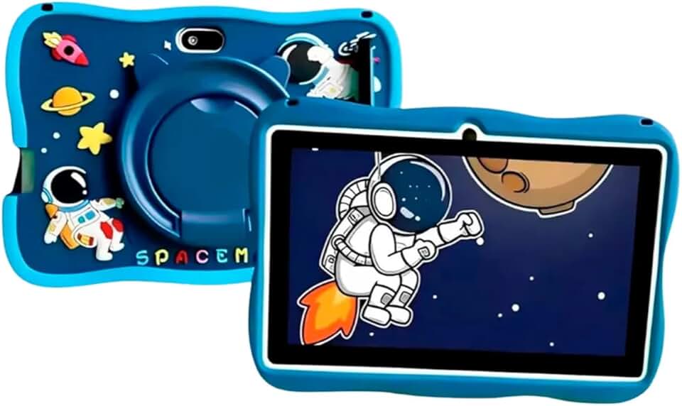 Tablet Infantil 7 Polegadas Android 6gb Ram 128gb Kids Wifi AZUL