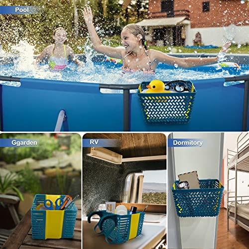 image for CYYOLLPF Poolside Storage Basket,Thickened Pool Storage Basket,Above G