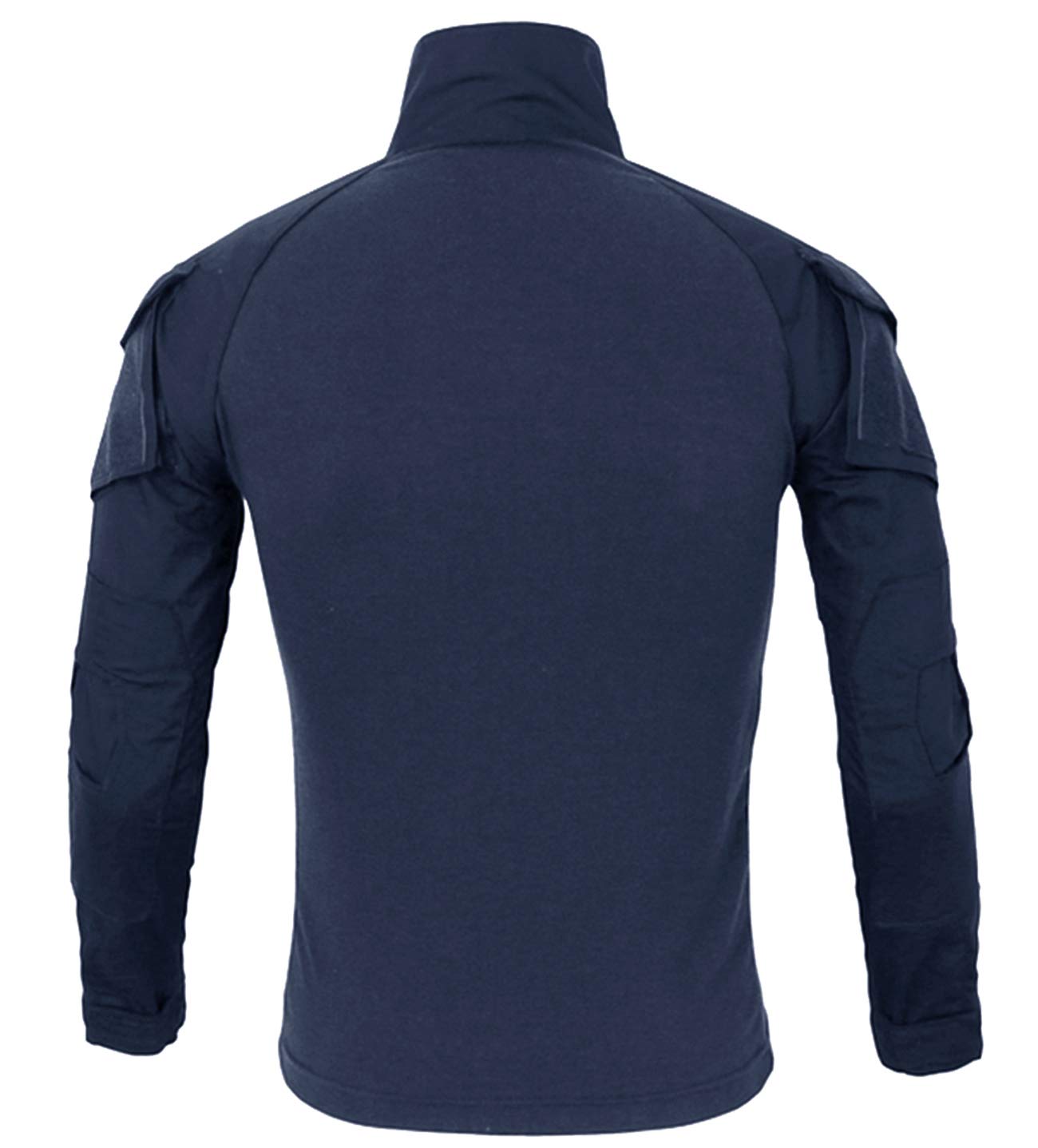 KEFITEVD Camicia Tattica da Uomo Camicia Esercito Manica Lunga Slim Fit Camicia da Combattimento Airsoft Camicia Mimetica Flecktarn Paintball Outdoor
