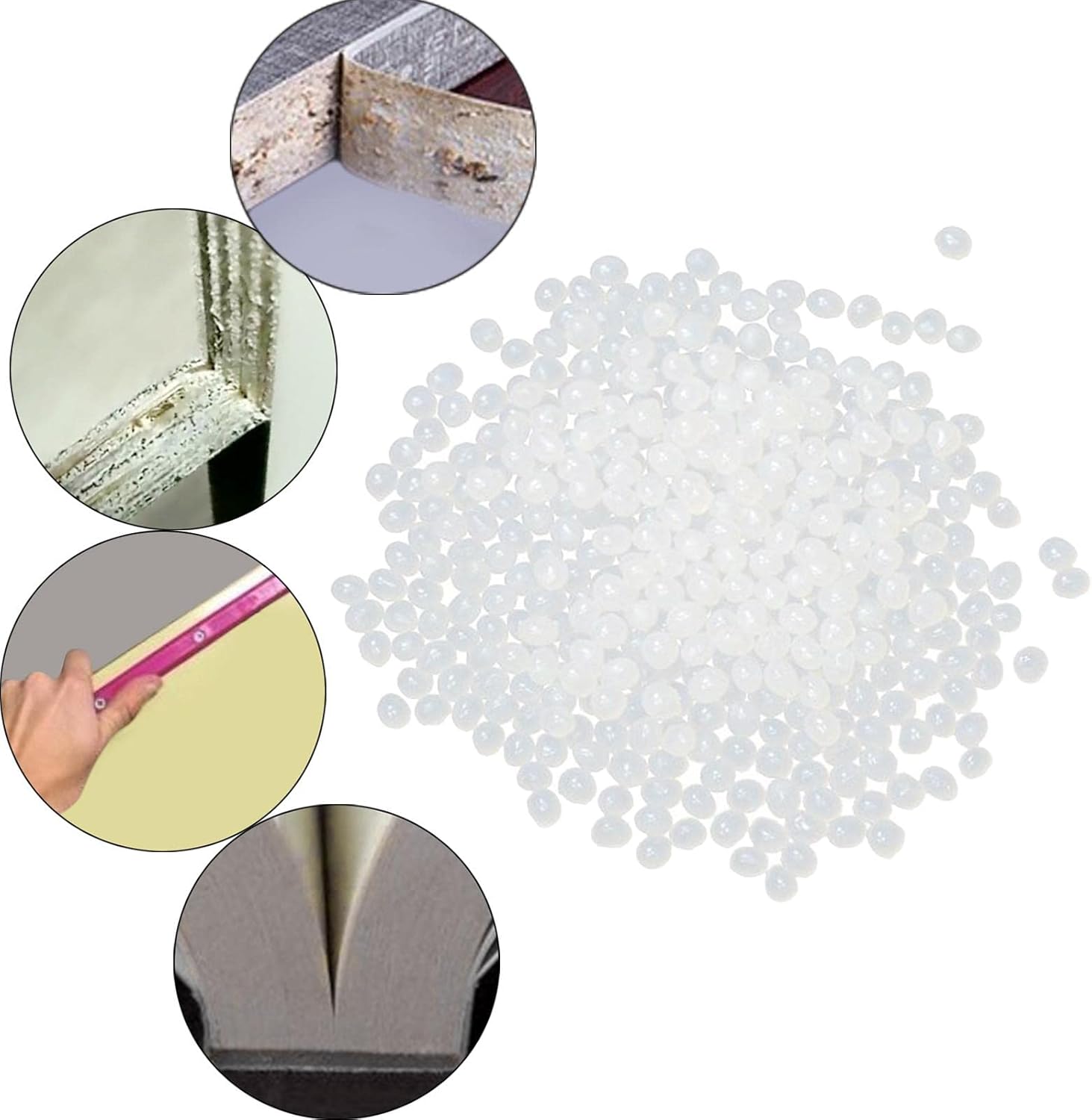 Thermal Beads for Binding Machine and Album Edge Banding, White