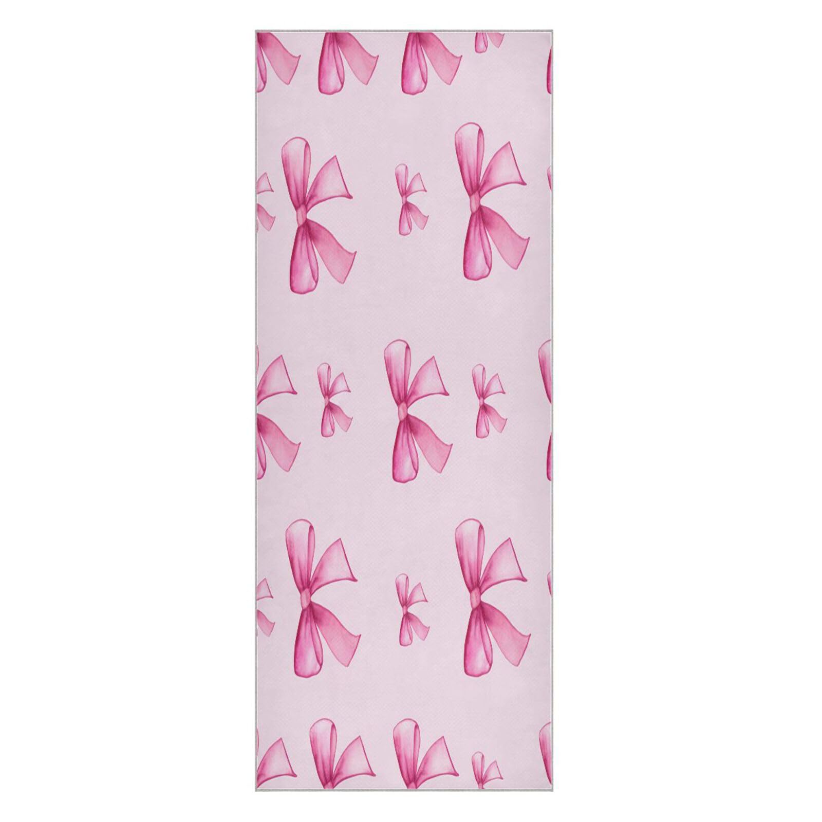 BURSTDDY Bows Hot Yoga Towel Absorbent Non Slip Yoga Mat Towel