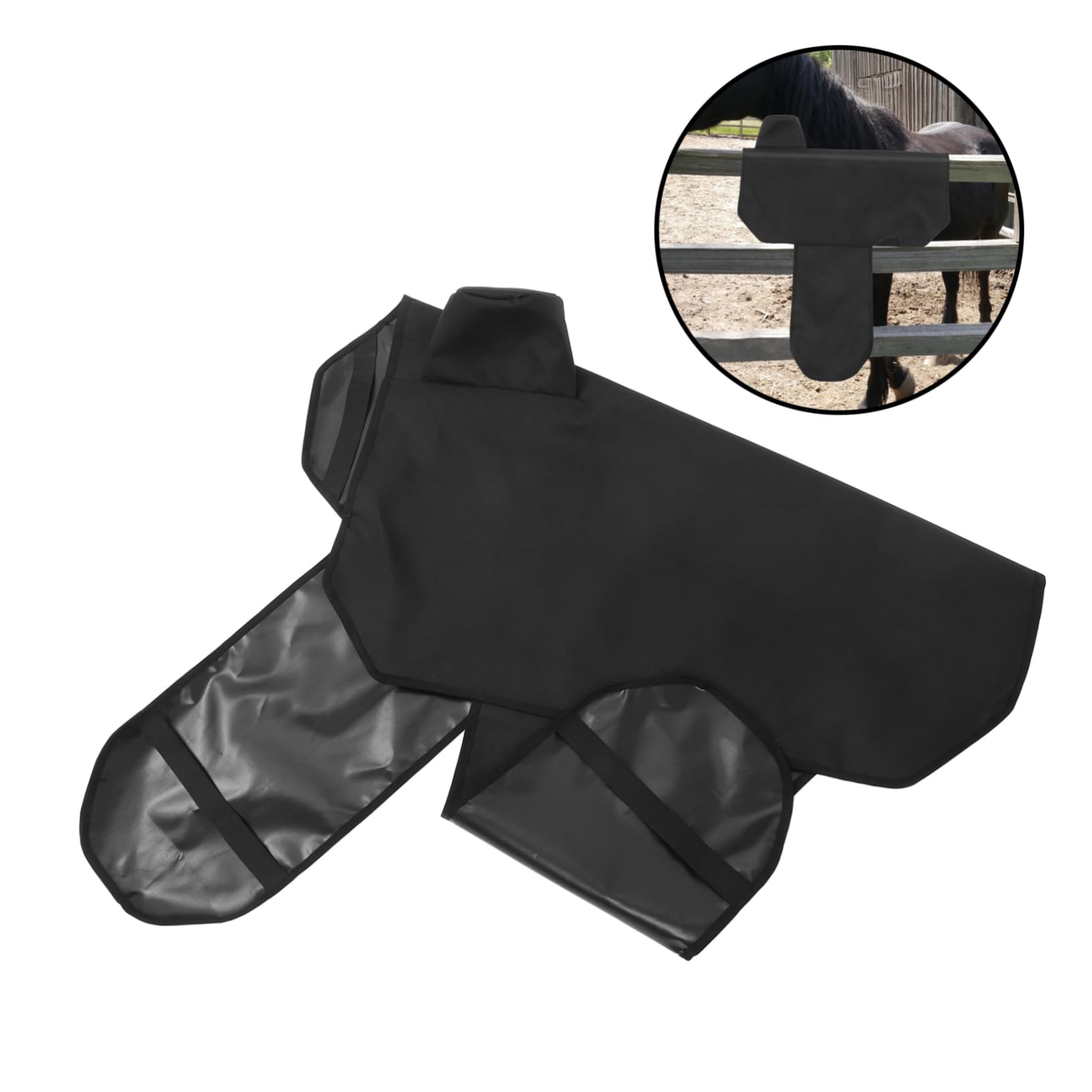 Happyyami Funda Protectora para Silla de Montar Western, Tela Oxford 600d, Resistente a Desgarros, Ajuste , Protección Cómoda para Caballos | Color Negro, Ajuste para Silla de Montar Occidental y Estándar, Diseño Duradero