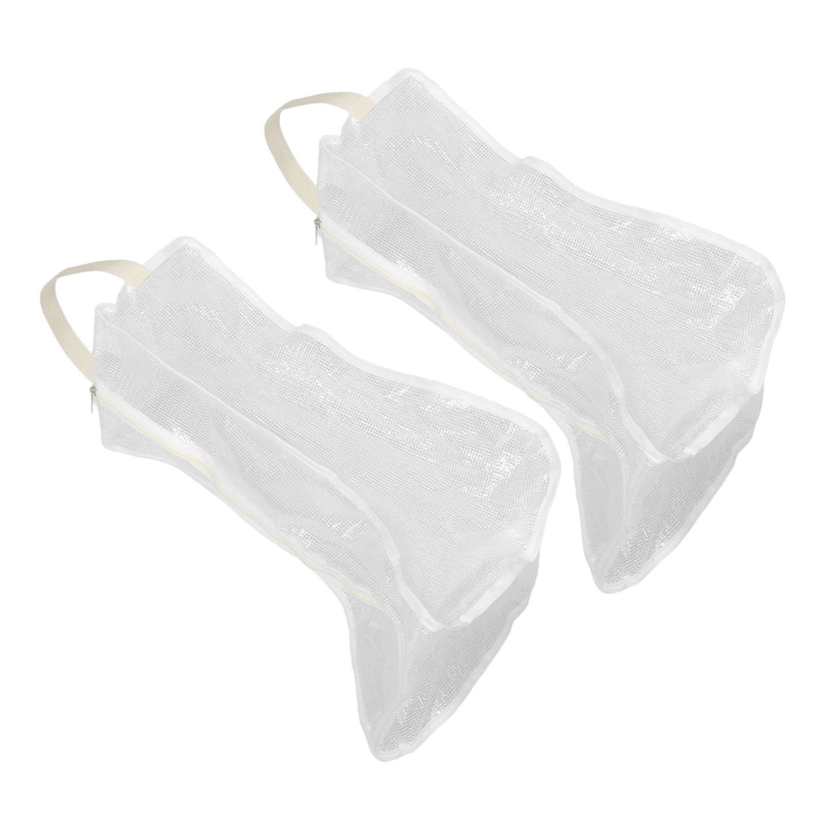 Bolsa de botas altas transparente con cremallera pack de 2 organizadores de viaje PVC 8