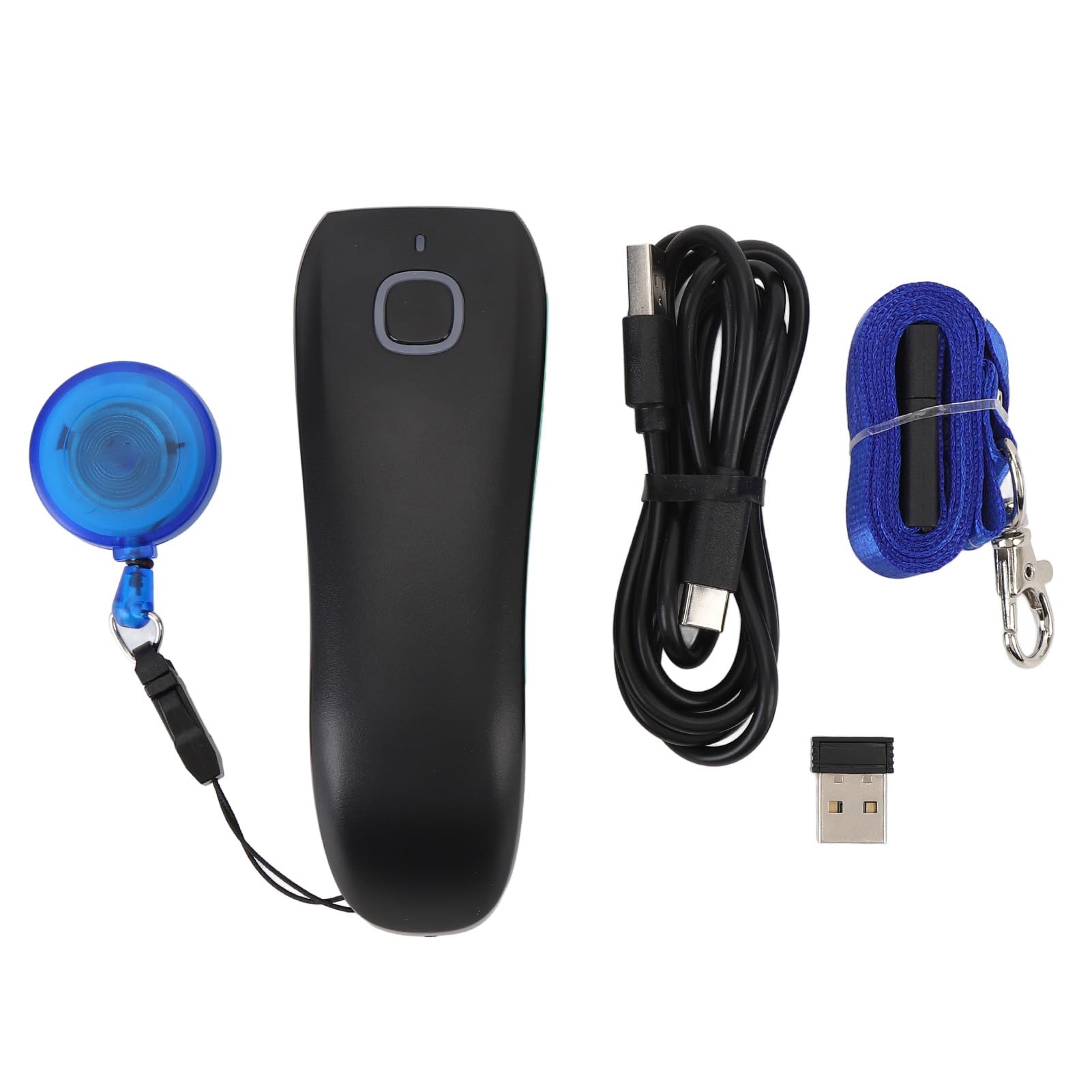 Lettore di Codici a Barre, Scanner Portatile USB 3 in 1 BT 2.4G Portatile, Lettore di Codici a Barre con Batteria Ricaricabile, Supporto Multilingue per Supermercati, Farmacie