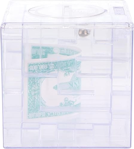 Caja de rompecabezas de laberinto de dinero, caja de regalo de dinero, divertido rompecabezas de laberinto, juegos para niños y adultos, cumpleaños