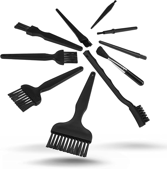 MetroVac DataVac Computer Cleaner Bundle with ESD Cleaning Kit - Set of 10 Brushes