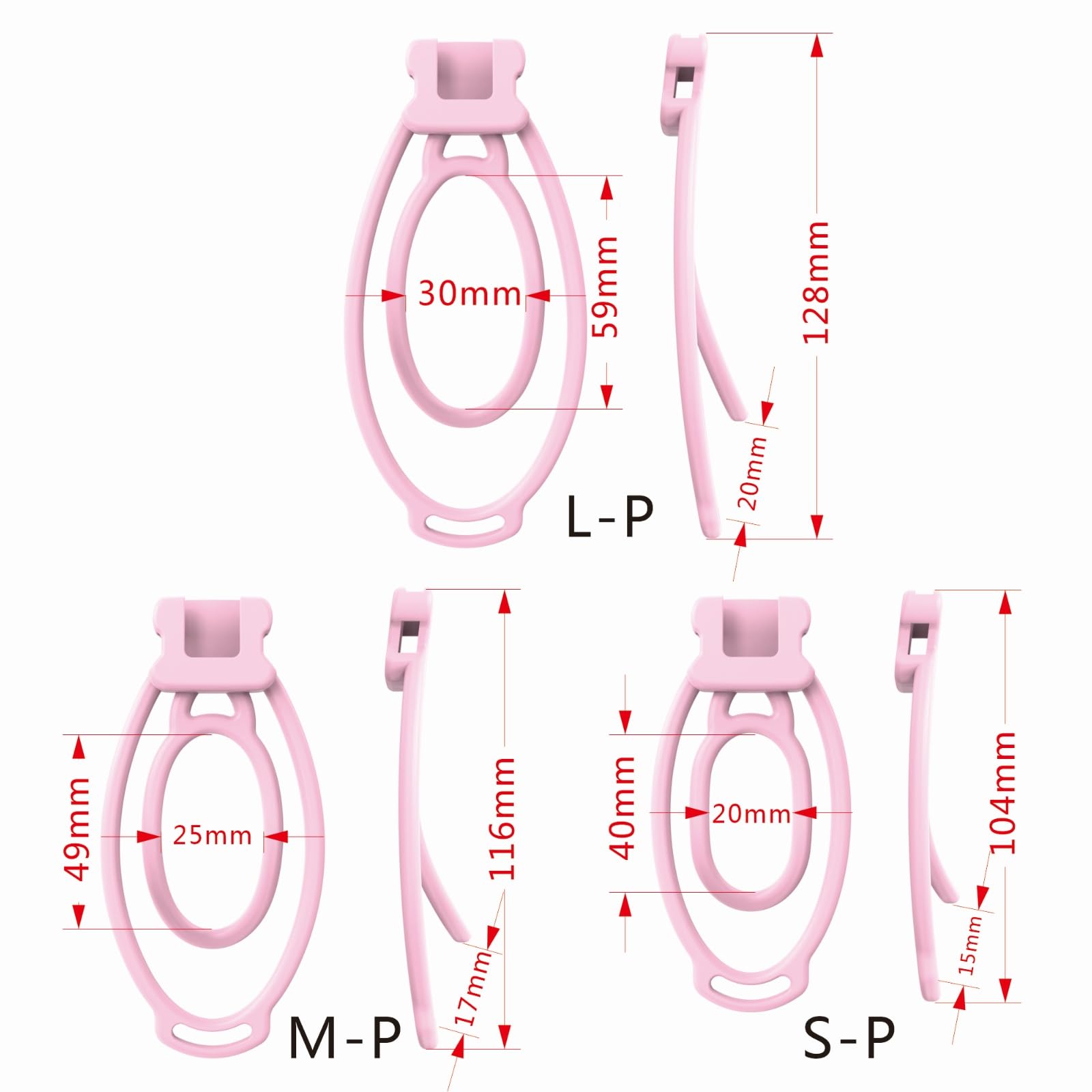 Clip FuFu curve protettive da uomo in 3 misure con cintura regolabile anti-distacco