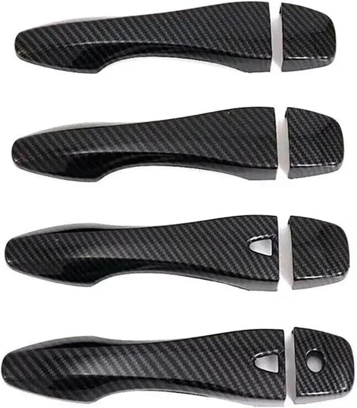 Car Exterior Door Handle Moulding Cover Trim Sticker Decor For Nissan For Altima 2013-2018 Decoration Protective Cover Handle Exterior Molding Trim(Black 2)
