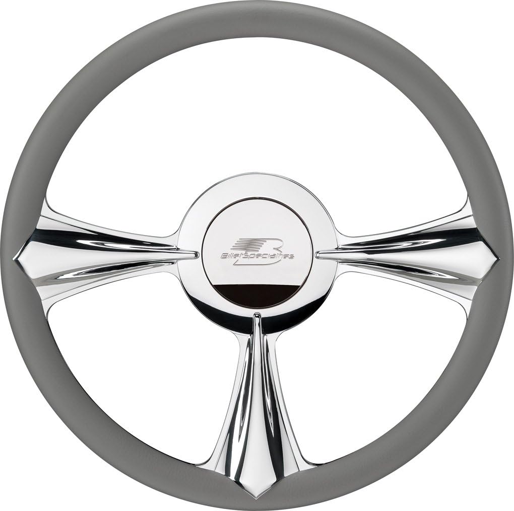 Billet Specialties P30092 14" Stiletto Half Wrap Profile Steering Wheel
