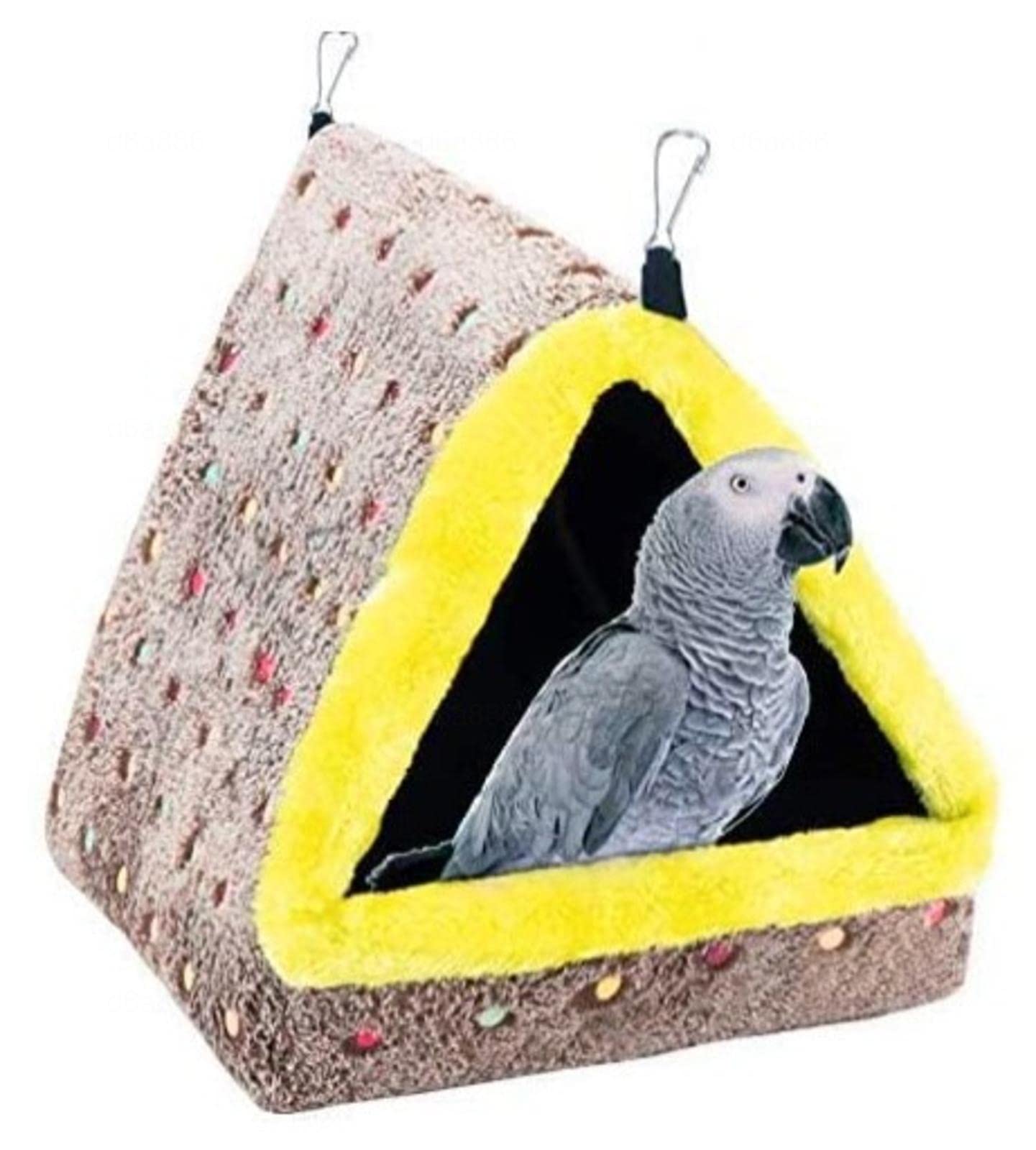 Hamaca para Mascotas Jaula para Mascotas Hamaca Nido de pájaro Hamaca para Loro Nido de pájaro para Mantener el Calor Triángulo Grueso Nido de pájaro Cálido Nido de algodón cómodo
