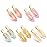 KesaPlan 10PCS No Bend Hair Clips, Jelly Glitter No Crease Hair Clips for Styling, Acrylic Resin Flat Duckbill Clips, Seamless Bang Hair Barrette for Women Girls Makeup Hairstyle Accessories