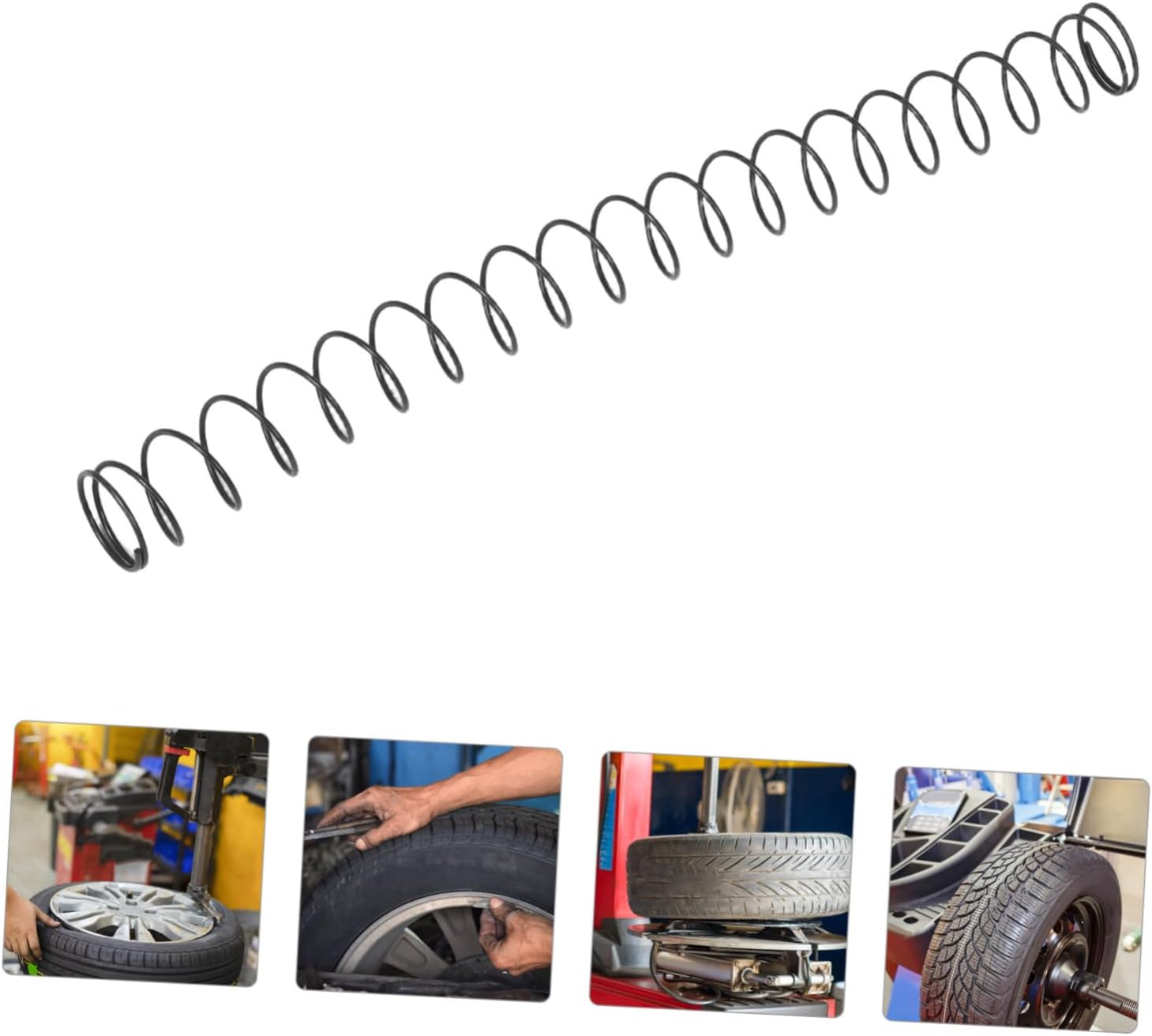 Hexagonal Bar Spring Tire Changer Tool Tire Removal Device Replacement Part Pressure Coil Bar Spring