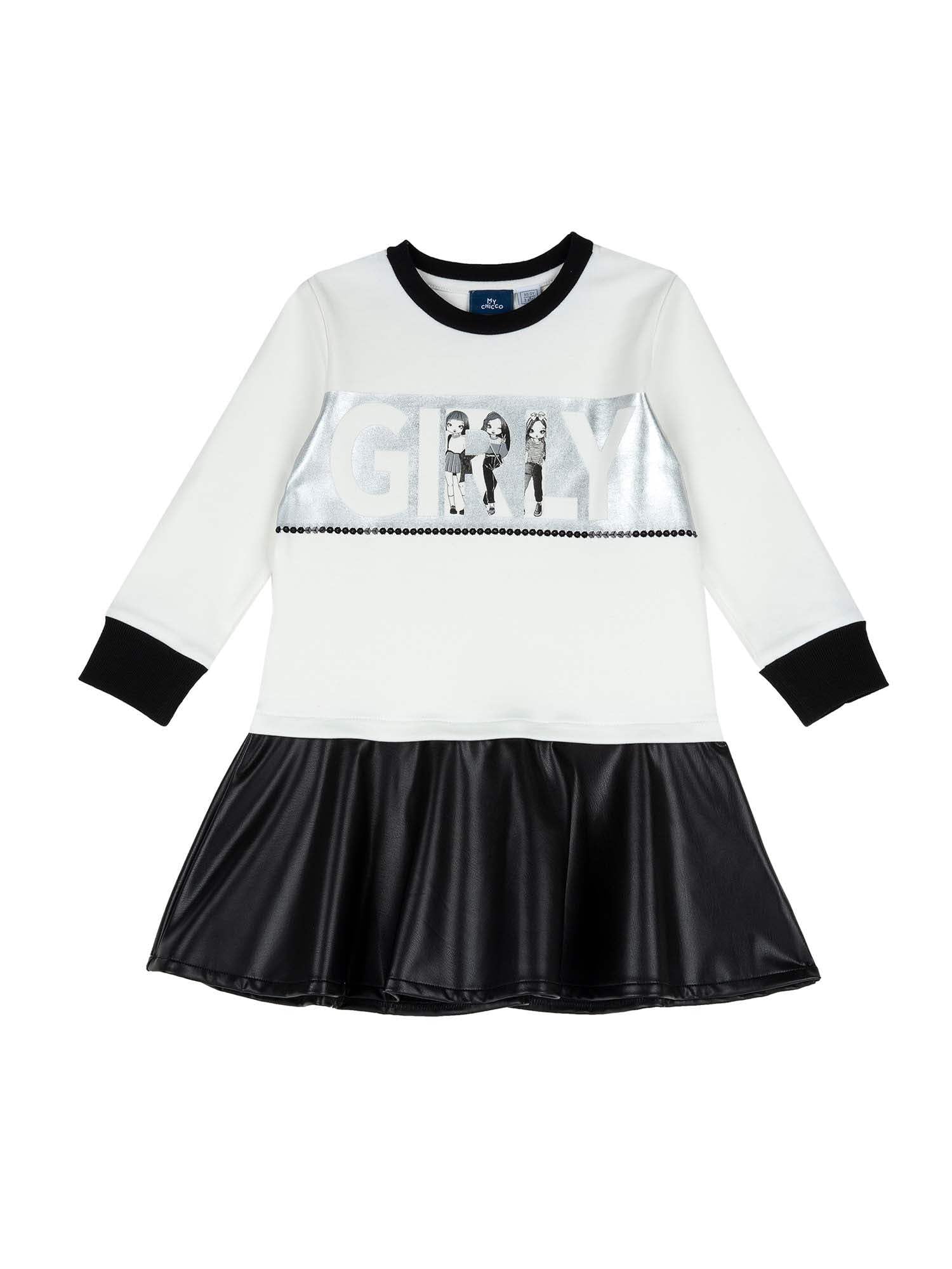 Robe enfant blanche Chicco pour les sorties estivales et fêtes
