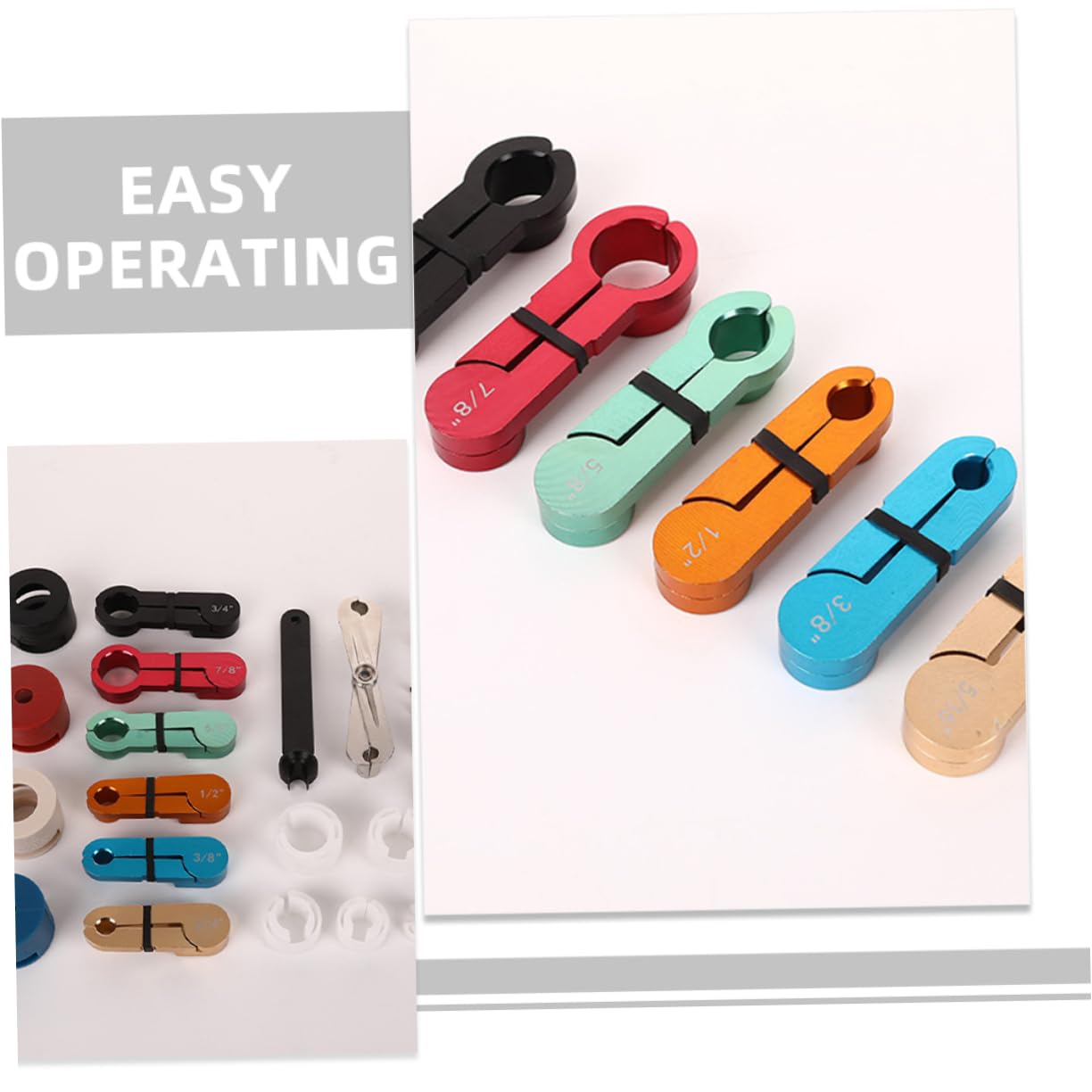 BUGUUYO Line Disconnect Tool Set Auto Heater Hose Removal Tool Plastic Zinc Alloy Quick and Easy Operation