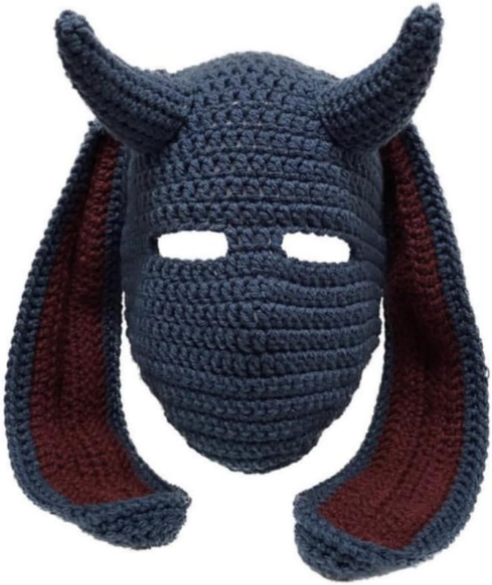 YEKEYI Creative Knitted Hat Warm Full Face Cover Ski Mask Hat Beanies Windproof Balaclava