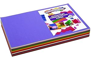 Construction Paper Pack 12x18 Inches for Crafts and Arts