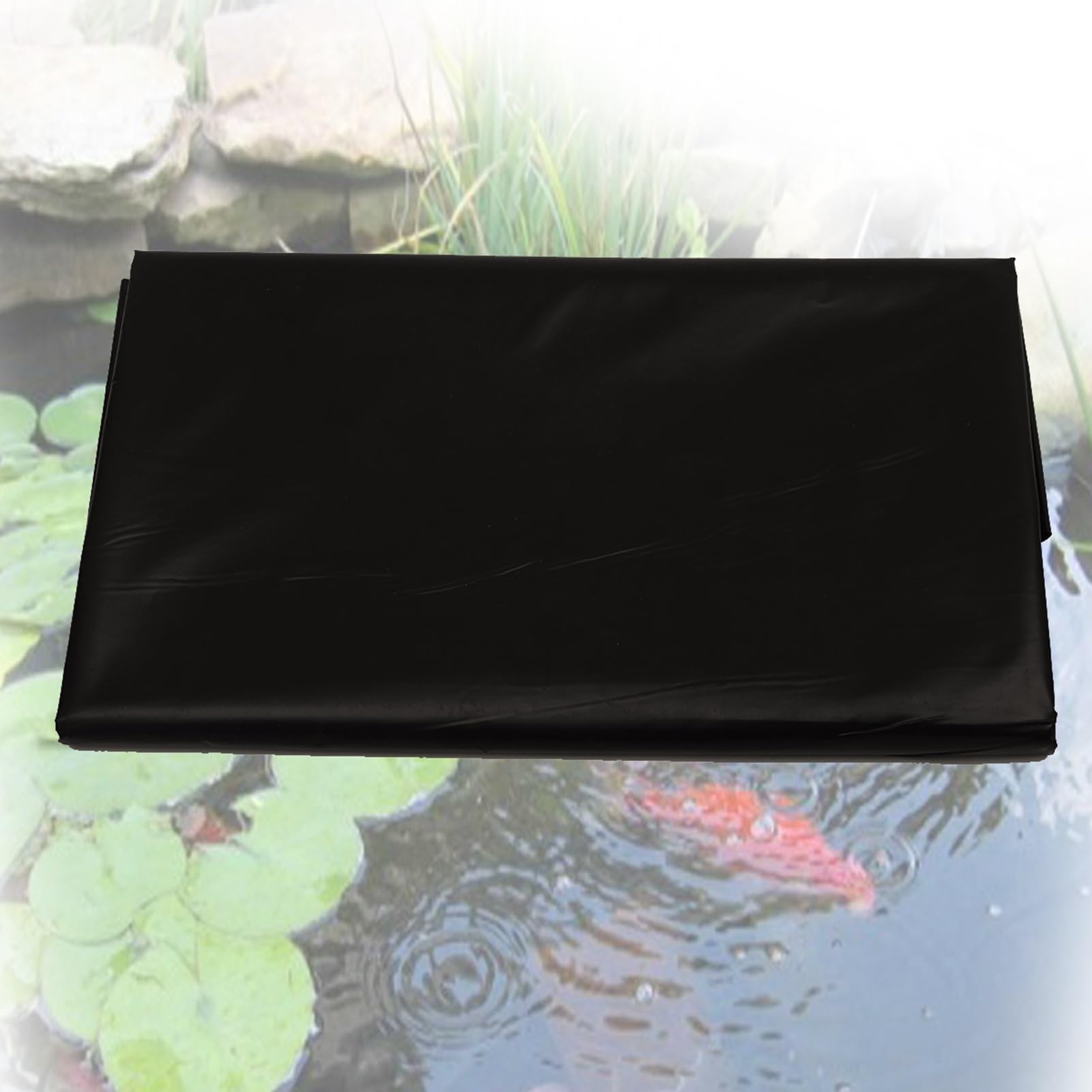 Bâche de bassin en PEHD 7x10 pi 20 mm pour bassin à carpes koï