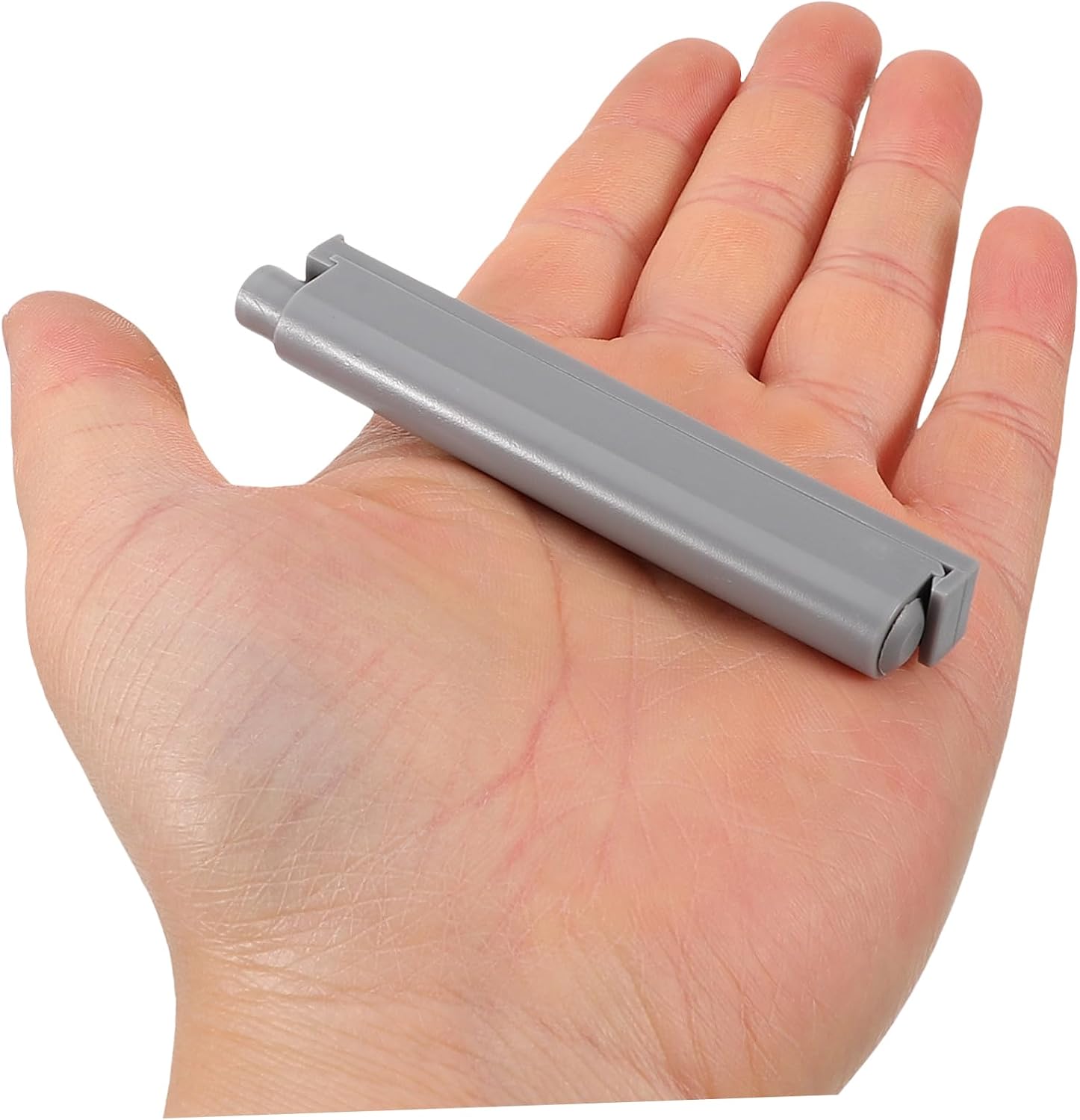 Artibetter Wardrobe Door Adapter 4pcs Plastic Soft Closing Damper Cabinet Door Bumper Sturdy and Stable Gray