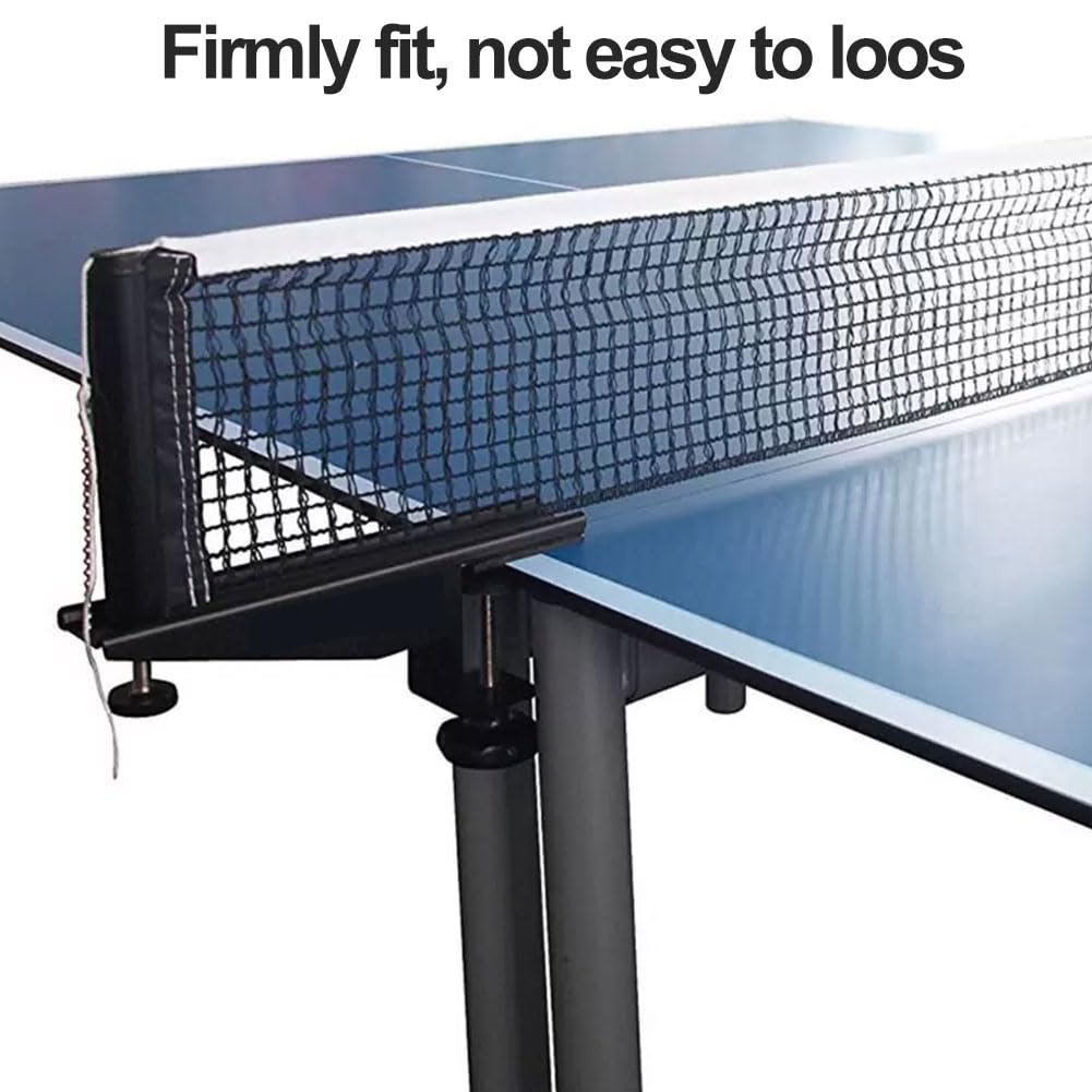 Red de Ping Pong Portátil Retráctil Ajustable 180x15 cm 2 Piezas