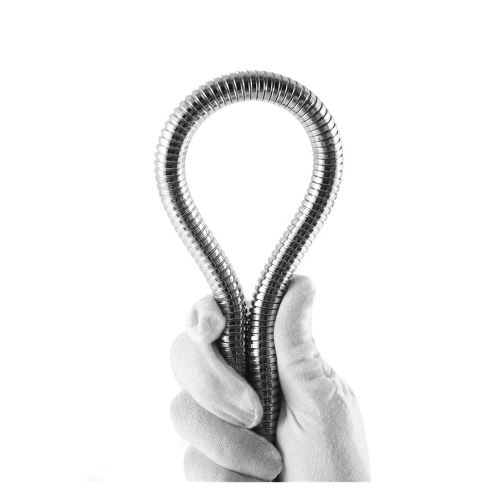 Manguera Ducha Manguera de ducha flexible acero inoxidable 2/2,5/3,0 m for baño Para Grifería de Baño(Sliver,3.0M)