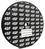 Pro-Graad EXL Unitized Wheel, Silicon Carbide, 6' Diameter x 1/2' Wide x 1/2' Arbor, 4S Fine | 15849 | (Pack of 1)