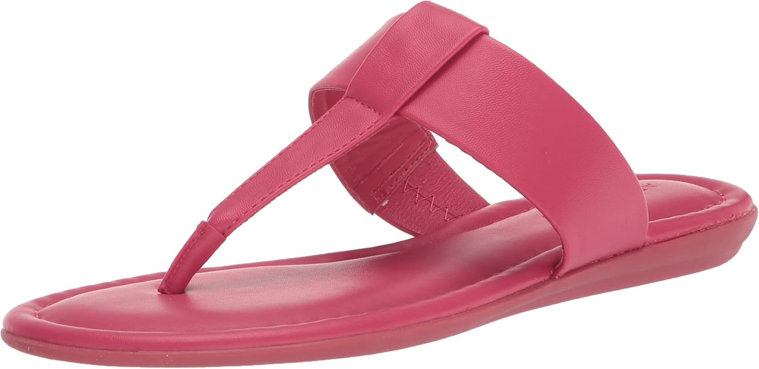 Aerosoles Women's Catty Flat Sandal, Berry, 5.5