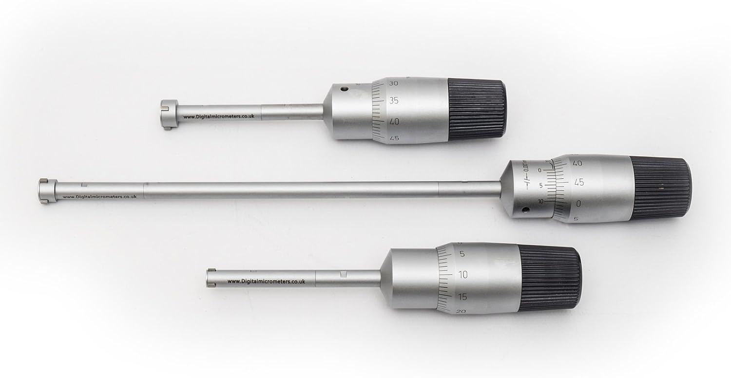 6mm 12mm Bore Gauge Set Internal Micrometer Digital Micrometers Ltd Amazon.co.uk Business