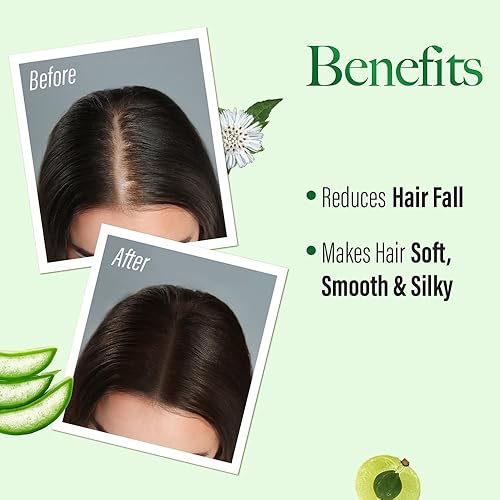 Miniatura 4 de Emami Kesh King Ayurvedic - Champú anti caída de cabello que reduce la caída, 21 ingredientes naturales con la bondad del aloe vera, bhringraja y