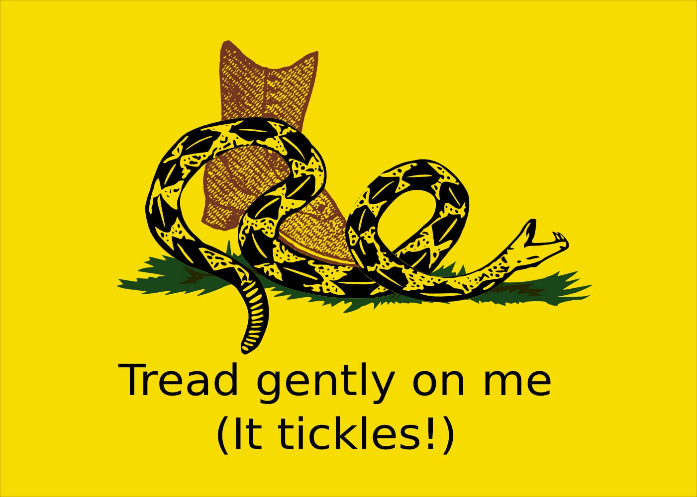 Gadsden flag-reimagined pour décorer votre salon ou un mât extérieur
