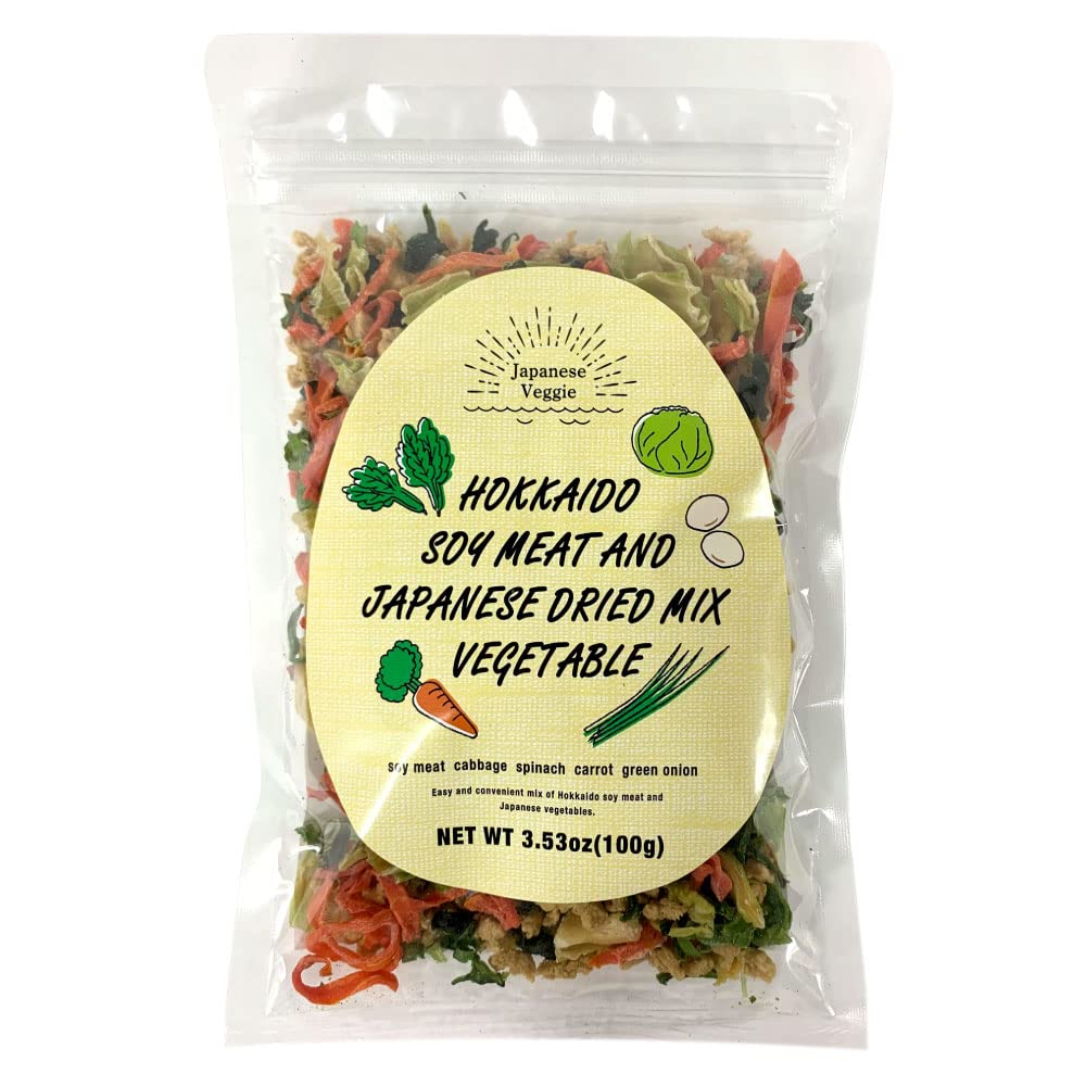 Amazon.com: Japanese Veggie Hokkaido soy meat and Japanese dried