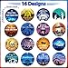 Containlol 800 Pcs Christmas Religious Stickers Round Christmas Nativity Jesus Stickers Roll Christian Xmas Faith Self Adhesive Cards Envelopes Labels for Adults Crafts Xmas Favor(Classic)