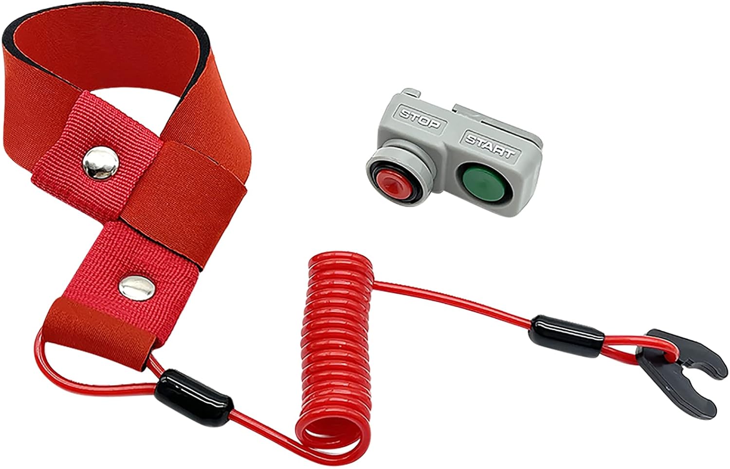 M MATI Safety Tether Lanyard Kill Stop Switch Upgrade for Kawasaki JS750 750SX/750SXi/750SXI Pro 1992-2002 32099-3809 27045-3706