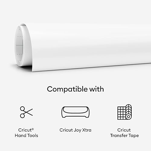 Miniatura 7 de Cricut Joy Xtra Smart Vinilo extraíble (9.5 x 12 pulgadas), vinilo temporal para manualidades y decoración, vinilo inteligente fácil de quitar, sin