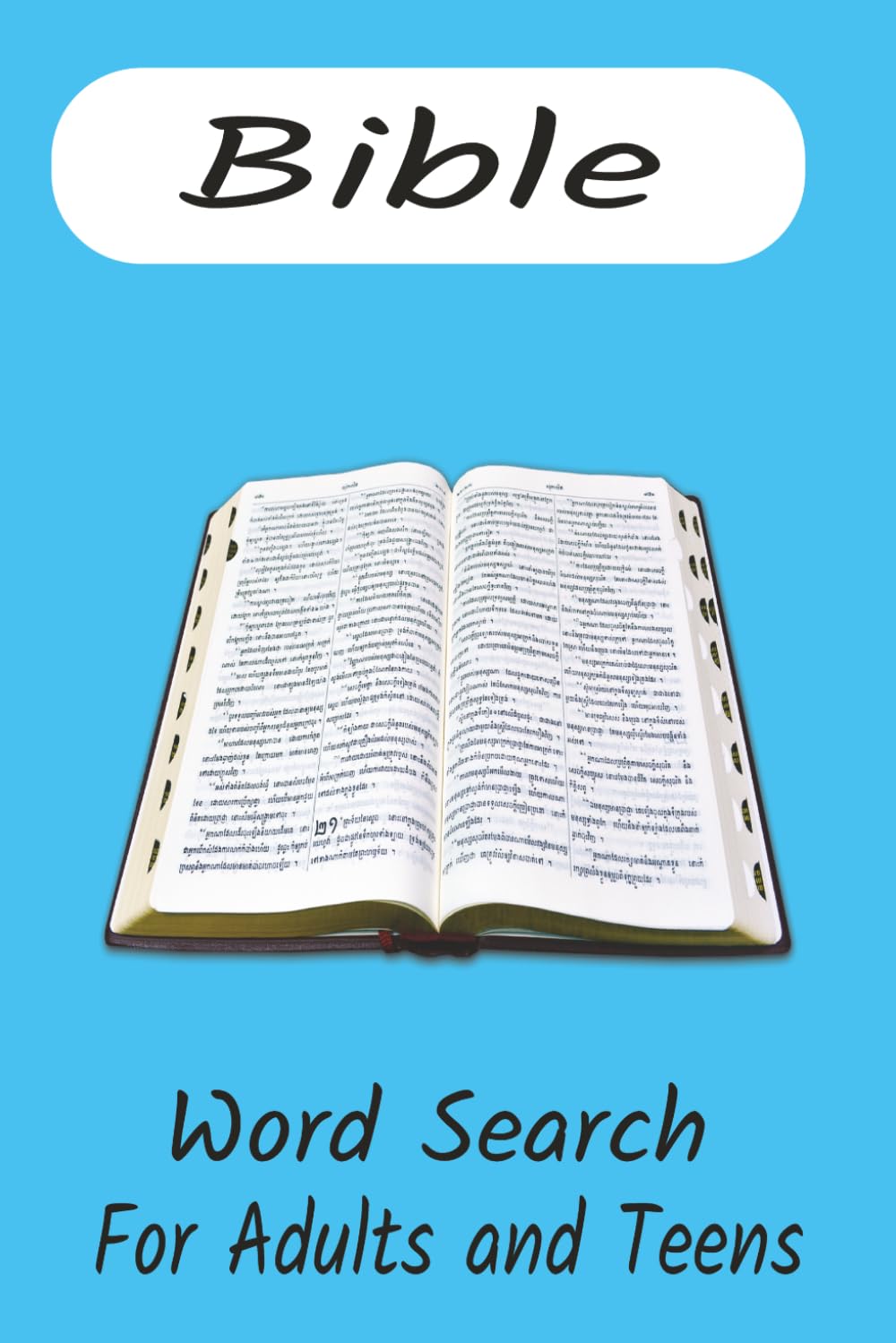 Bible Word Search: Easy to read| Bible word Search| 6x9 50+ puzzles. Great for Holidays, Vacations, and downtime.