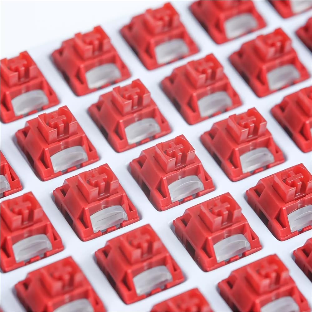 TTC Flame Red V2 Switch, Commutateur De Clavier Mécanique Pré-lubrifié Linéaire Crémeux(110PCS)