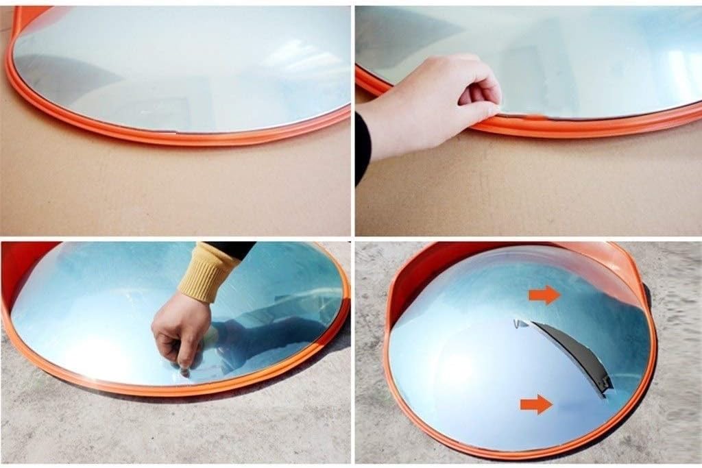 Anti-Theft Wide-Angle Mirror for Supermarket Round Round Convex Round Grocery Store The Mall 30CM Blind Spot Mirror Mirror Circulation (Color: A, Size: 30CM)