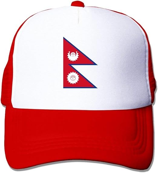 Linsamj1 Flag of Nepal Nylon Adult Baseball cap Trucker cap Amazon.it