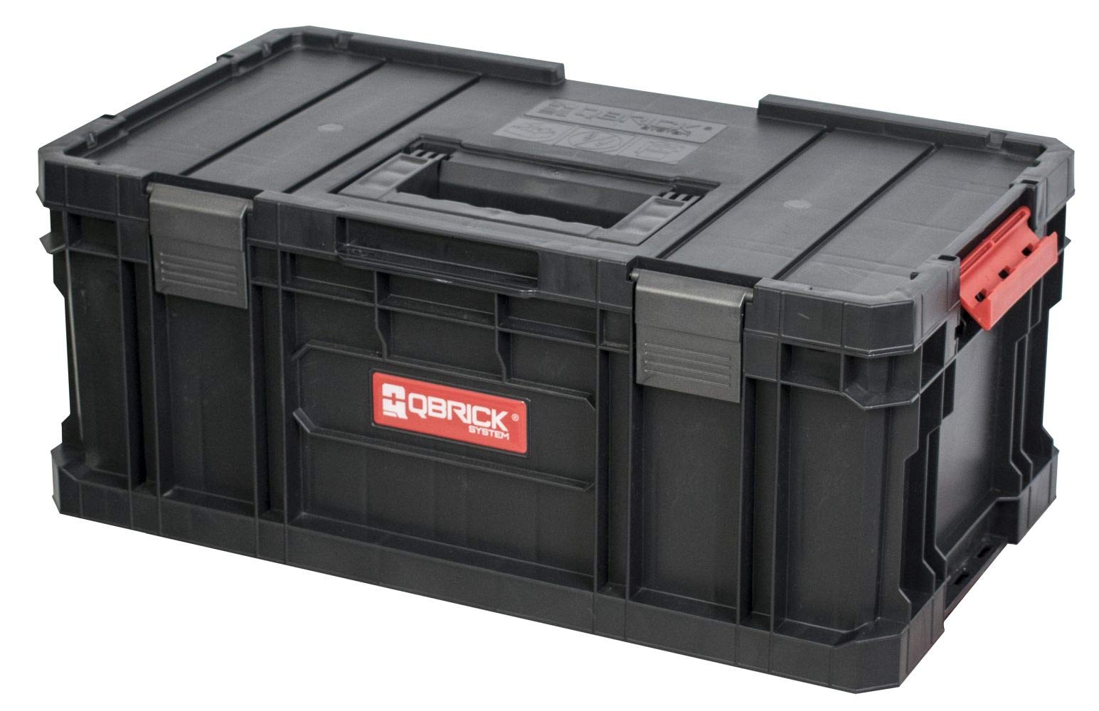 XL Werkzeugtrolley - Qbrick System Werkzeugkoffer mit Rollen, Werkstattkoffer Set, Werkstattwagen Set mit viel Zubehör! B x T x H in cm: 53 x 38 x 98 cm ! Der Mobile Alleskönner - Privat & Gewerbe