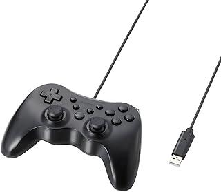 ELECOM ゲームパッド [ドラゴンズドグマオンライン推奨] USB 振動対応 Windows vista, windows7, windows8.1 購入特典付き ブラック JC-DD01BK