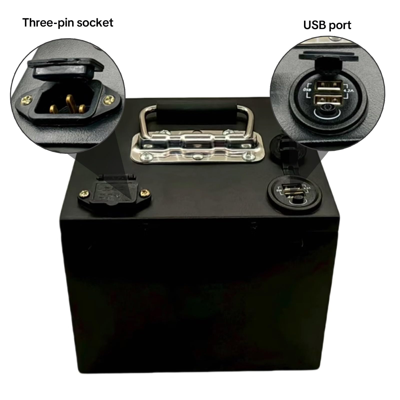 Batteria litio 48v/60v/72v 10Ah 15Ah 20Ah con caricabatterie 48V,20Ah
