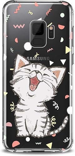 Miniatura 9 de Funda compatible con Samsung S25 S24 S23 FE S22 Plus S21 Ultra S20+ S10e Note 20 S9 Animals Kawaii Lux Girly Flexible Silicona Slim Fit Clear Cats