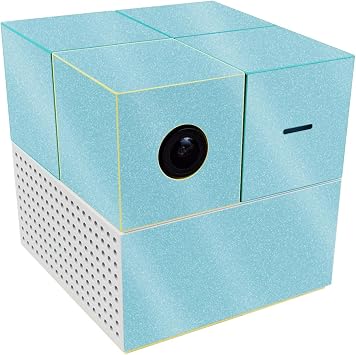 Glossy Glitter Gaming Skin Compatible with Nex Playground - Solid Baby Blue - Premium 3M Vinyl Protective Wrap Decal Cover - Easy to Apply | Crafted in the USA by MightySkins