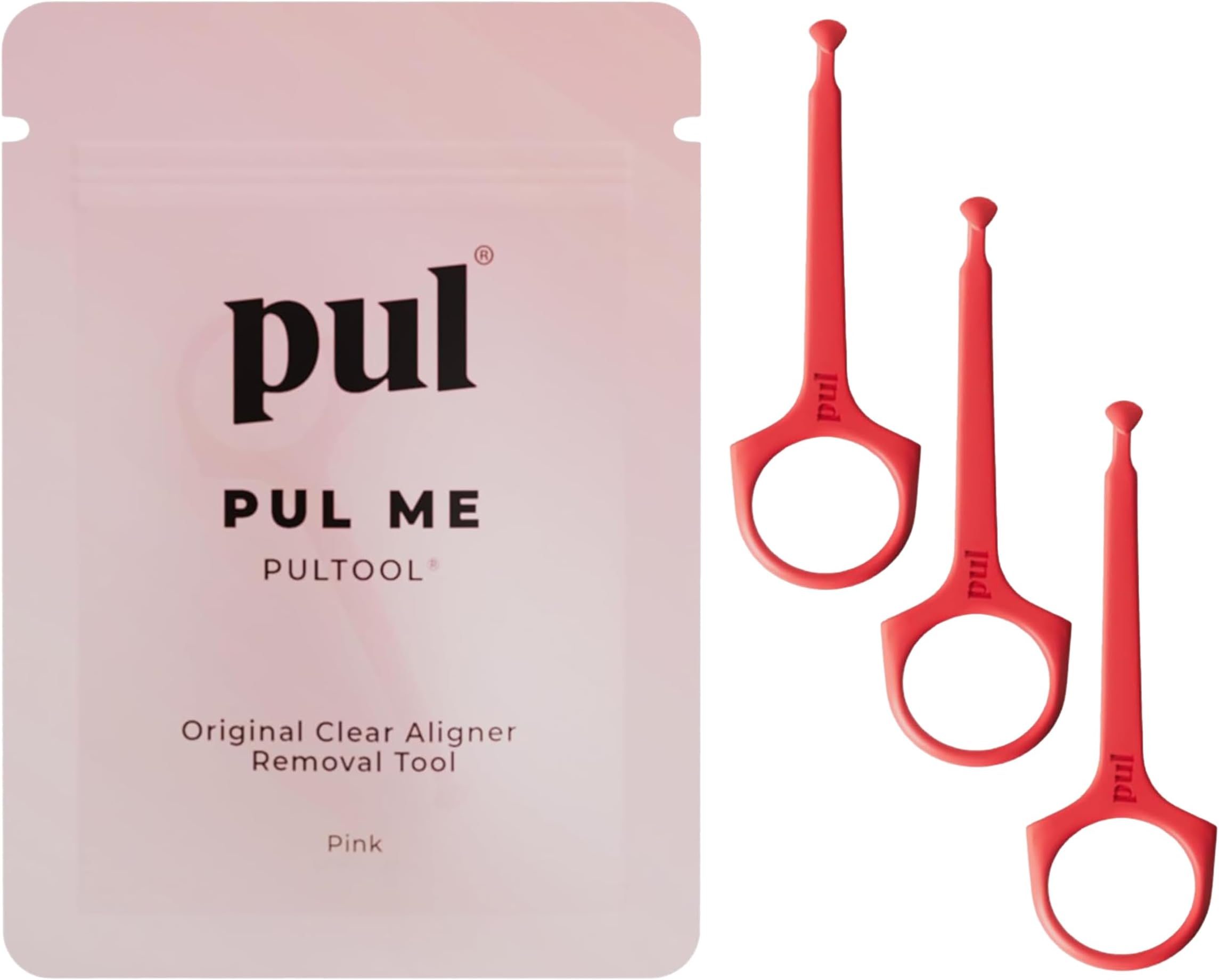 Clear Aligner Removal Tool for Invisalign by PULTOOL - Smile Direct Club Removal Tool - Invisible Aligner Remover - Aligner Remover - Retainer Remover - 3 Pack
