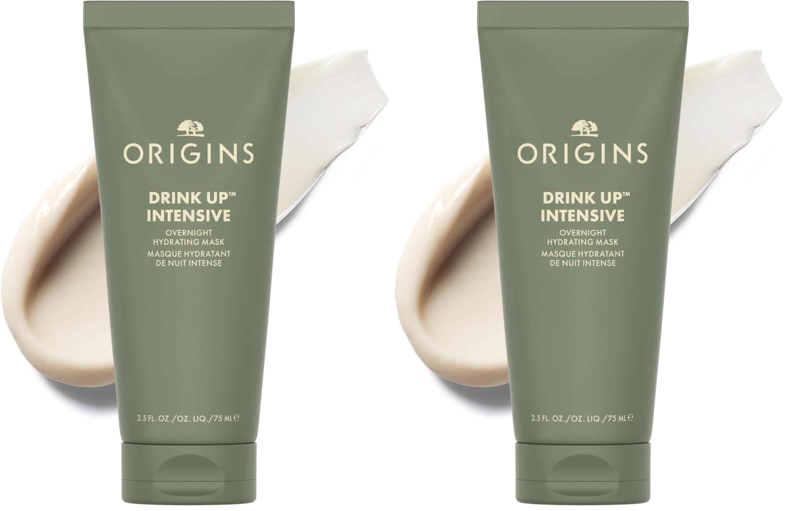 ORIGINS Drink Up Intensive Overnight Masque hydratant 75 ml (Lot de 2)